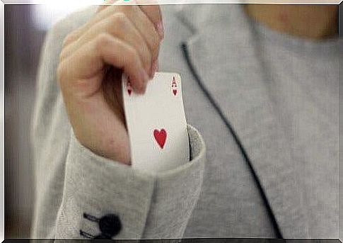 Magic tricks - card up your sleeve