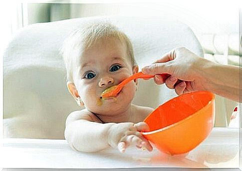 Solid food for the baby