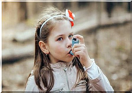 Girl with asthma